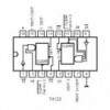 IC Dual Retrigge monostable multiv. SO16 - IC74HCT123SMD