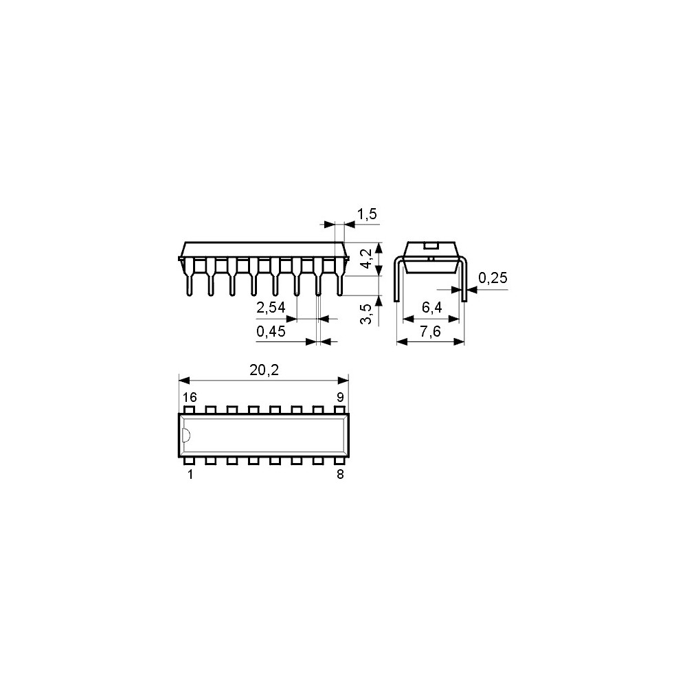 IC 4-bit cascadable shift register 3-state - IC74LS395