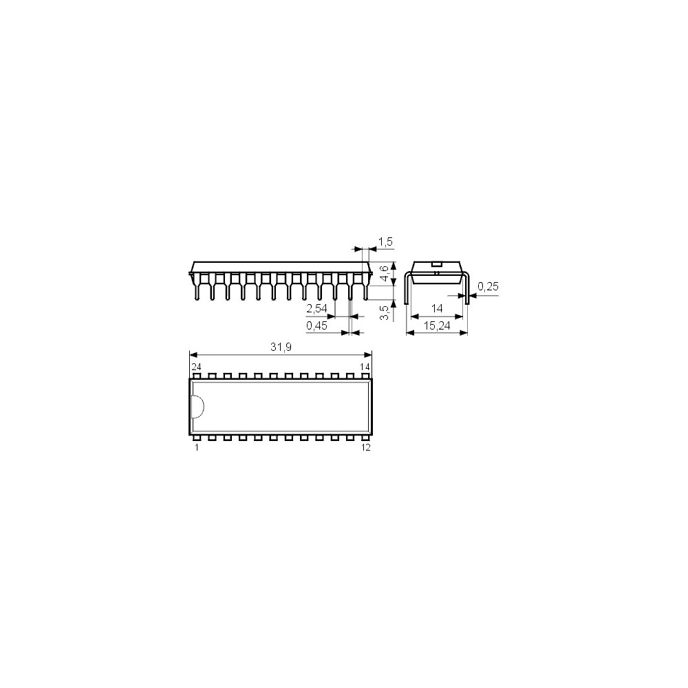 IC 74LS625 TTL SCHOTTKY - IC74LS625