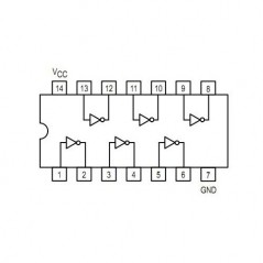 IC Hex Inverter DIP14
