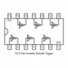 IC Hex inverter Schmitt trigger DIP14 - IC74LS14