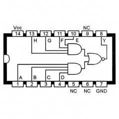 2-wide 4-input and-or-invert gate
