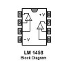 IC 2XOp-Amp +-18V SO8 - ICLM1458SMD