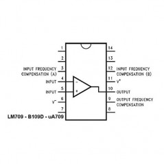 OP amlif +-18V DIP14, LS709