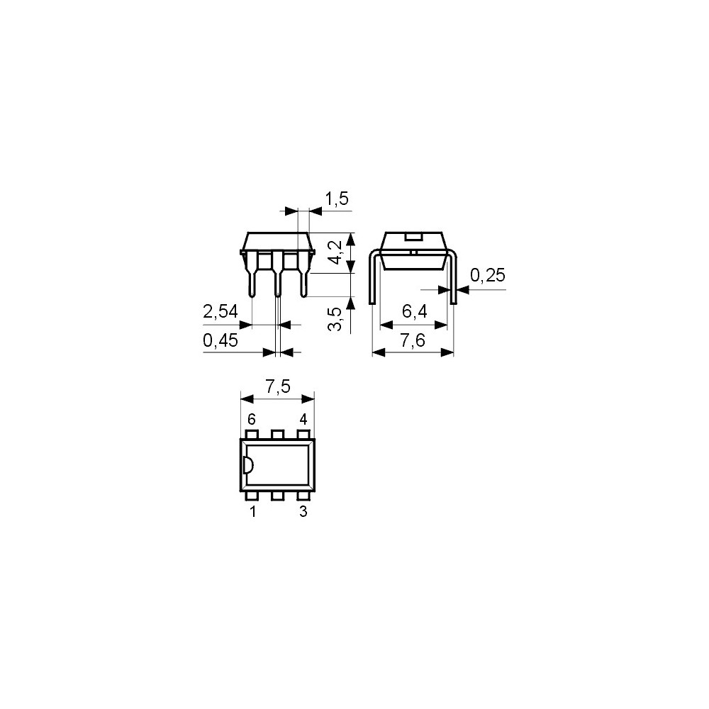 IC DC motor speed ctrl.,Ucc=1.8..10V DIP6 - ICLA5527