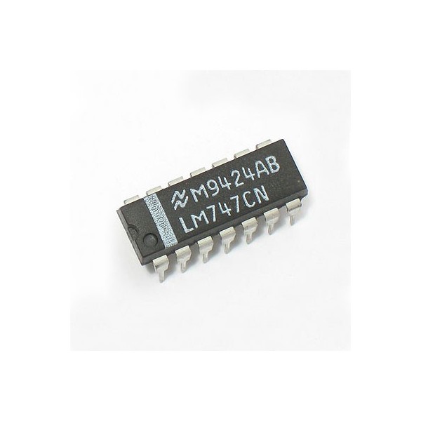 IC 2XOp-Amp +-18V DIP14 - ICLM747CN