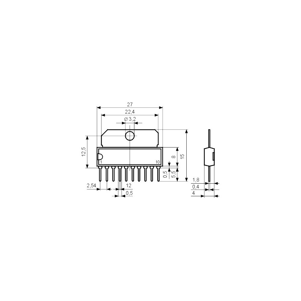 IC 2xRecorder ALC SIP10 - ICM51544AL