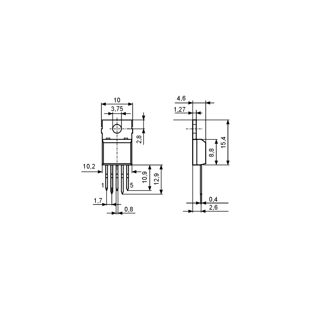 IC NF-E 28V 3A 12W - ICTDA2008