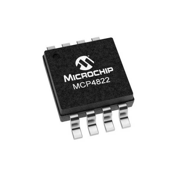 12 bit Ser.DAC 2Ch spi U-Ref SO8 - ICMCP4822-E/SN