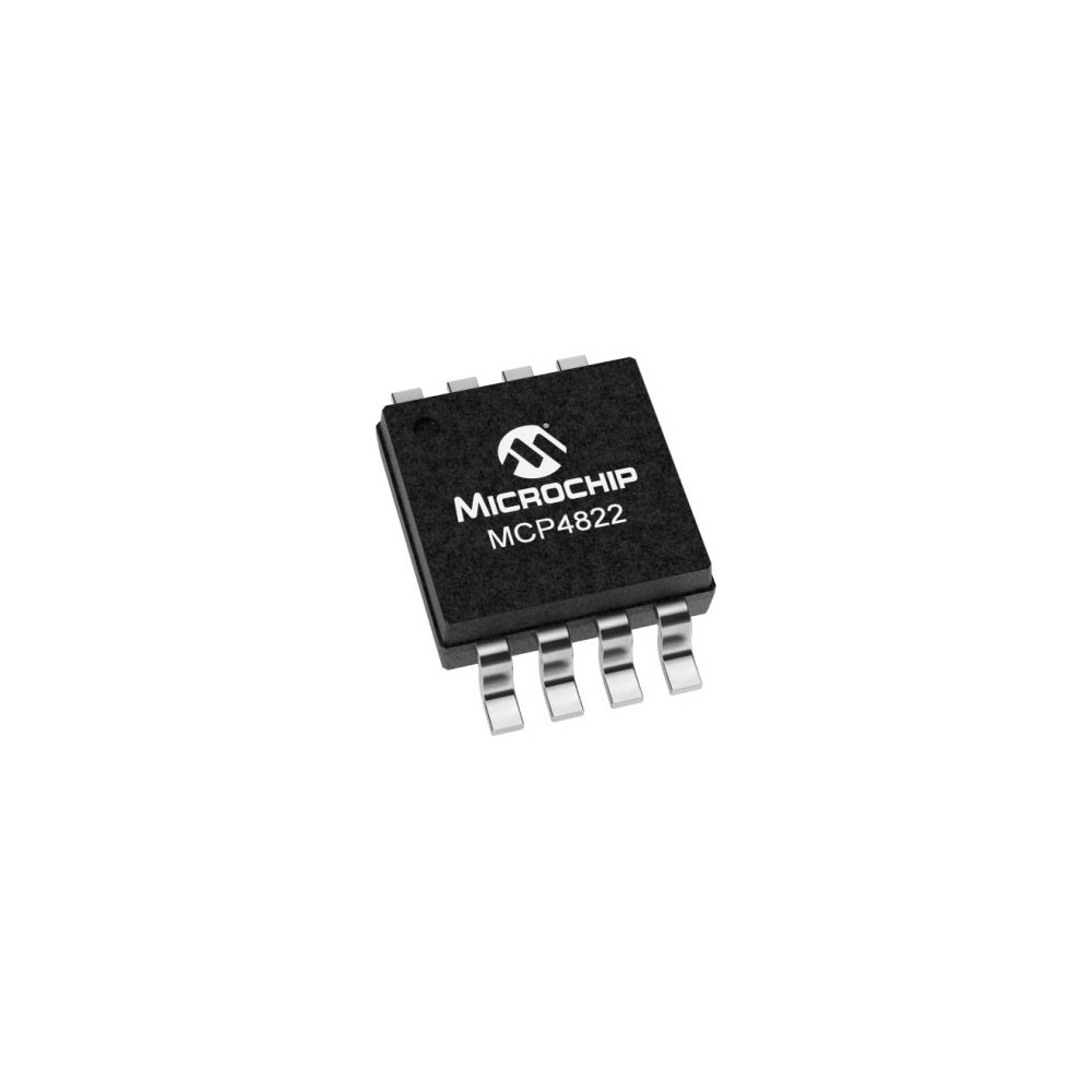 12 bit Ser.DAC 2Ch spi U-Ref SO8 - ICMCP4822-E/SN