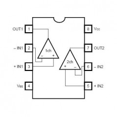 IC-OP Dual +-18V DIP8