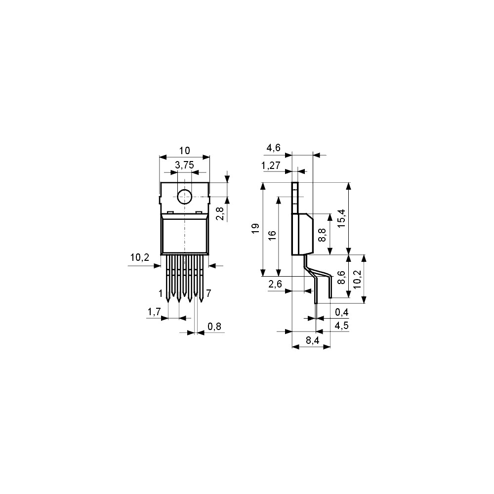 IC NF-E-Br 28V 3.5A 20W - ICTDA7240