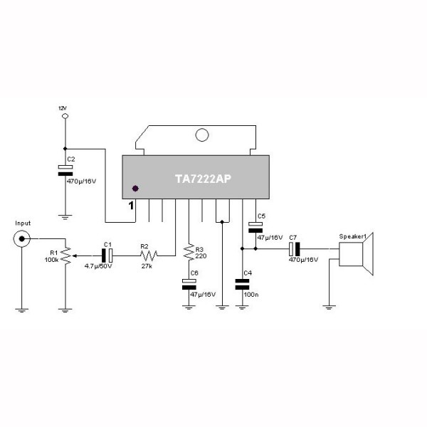 IC NF-E 25V 4.5A 5.8W SIL10 - ICTA7222AP