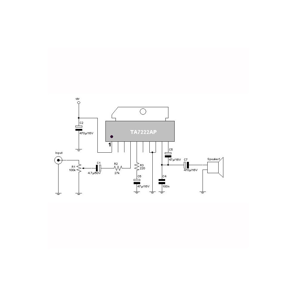 IC NF-E 25V 4.5A 5.8W SIL10 - ICTA7222AP