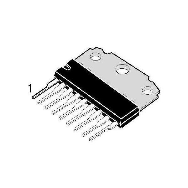 IC TV SMPS-Controller impr. SIL9 - ICTDA4601