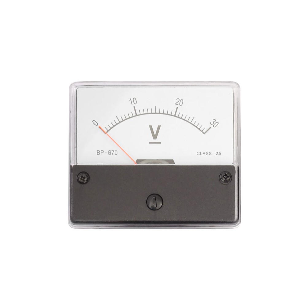 Panelmetar 30V DC  70x60x35 mm - INSPA70-30VDC
