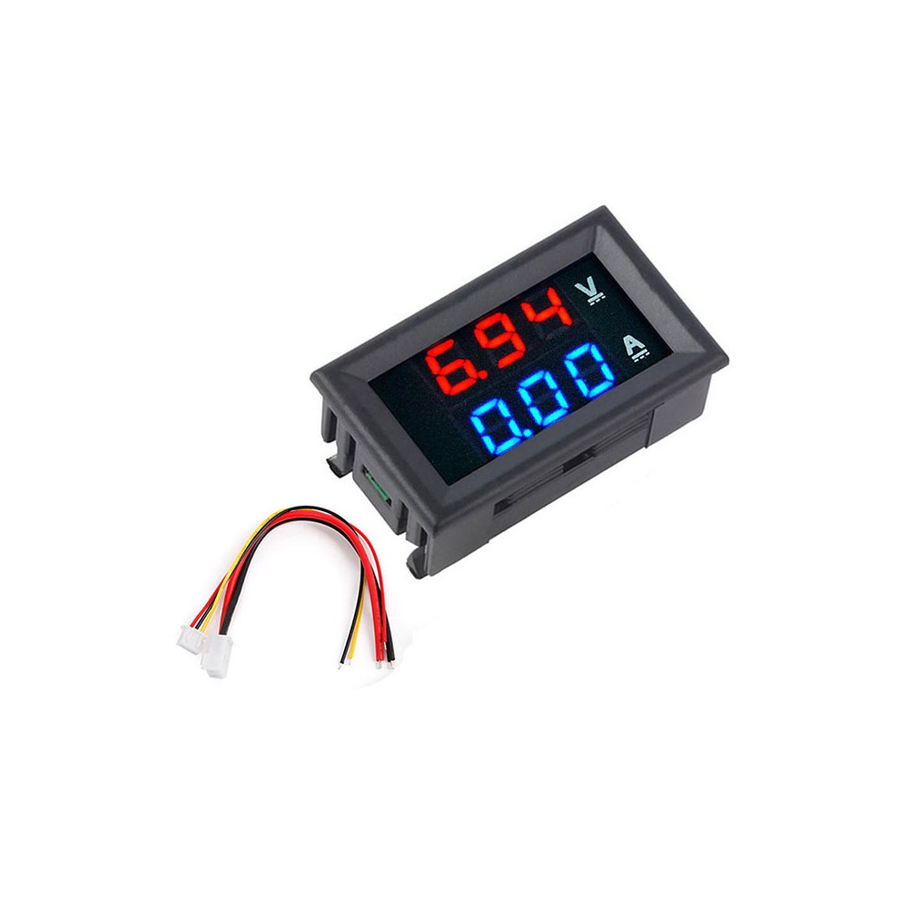 Voltmetar i ampermetar digitalni, 100VDC 10ADC - INSP-DAV