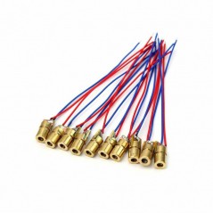 LASER 5V snaga 5mW, 650nm, crveni,