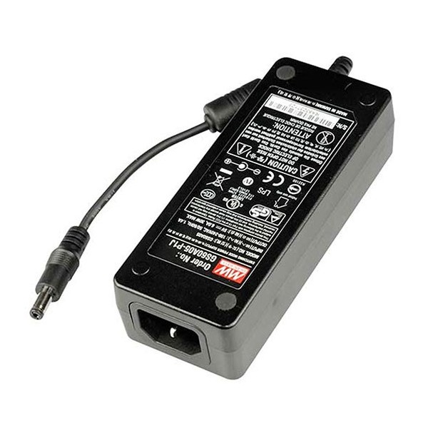 Mean Well  24V/0-1,67A  2,1x5,5mm - ISP24-1.67A