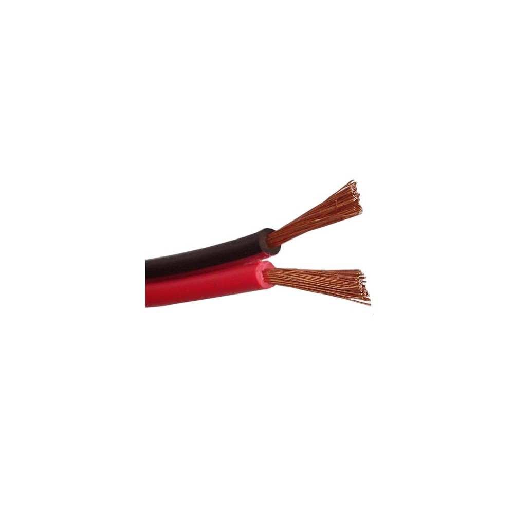 Kabel za zvuc.lic. 2X0.75mm crveno/crni - KABL2X075