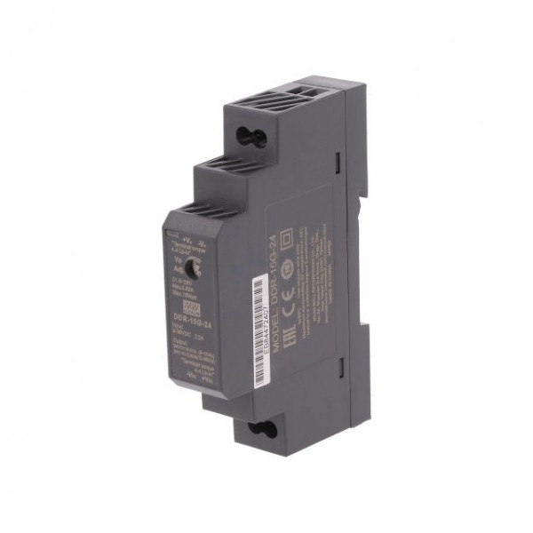 Mean Well DDR-15G-24 DC/DC konvertor (DIN) 24 V - ISPDDR-15G-24