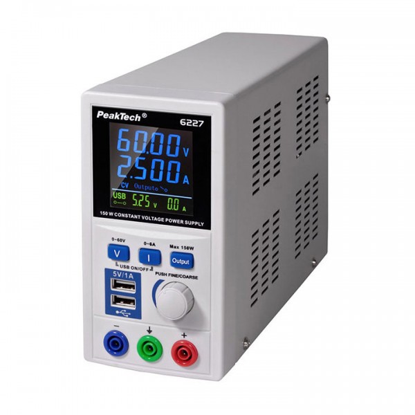 Napajanje PeakTech 6227, 0-60VDC, 0-6A - ISPL-PT6227