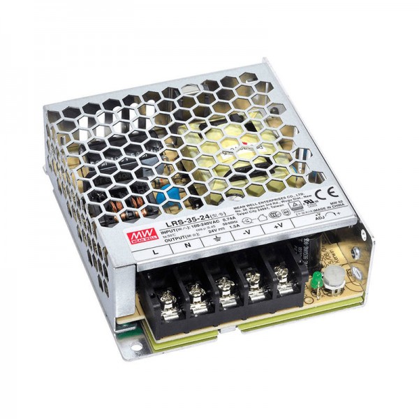 Mean Well LRS-35-24 35W/24V/0-1,5A - ISPLRS35-24