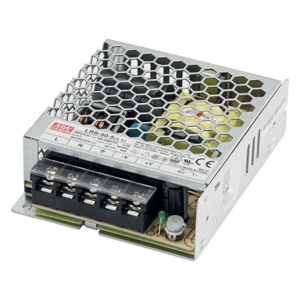 Mean Well LRS-50-5 50W/5V/0-10A - ISPLRS-50-5