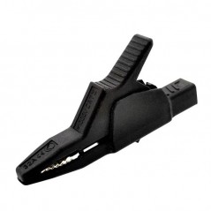 Krokodil AK2B 2540 za bananu 4mm Hirschmann, Crna 