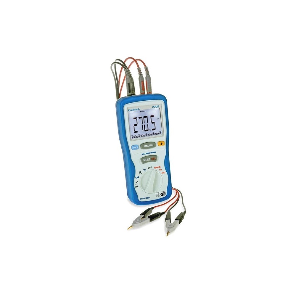 Miliommetar PeakTech 2705 - INSDPT2705