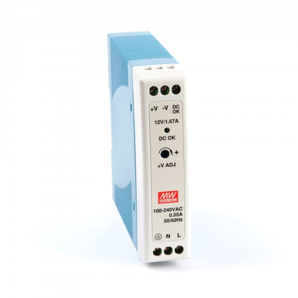 Mean Well MDR20-12 20W/12V/0-1,67A - ISPMDR20-12V