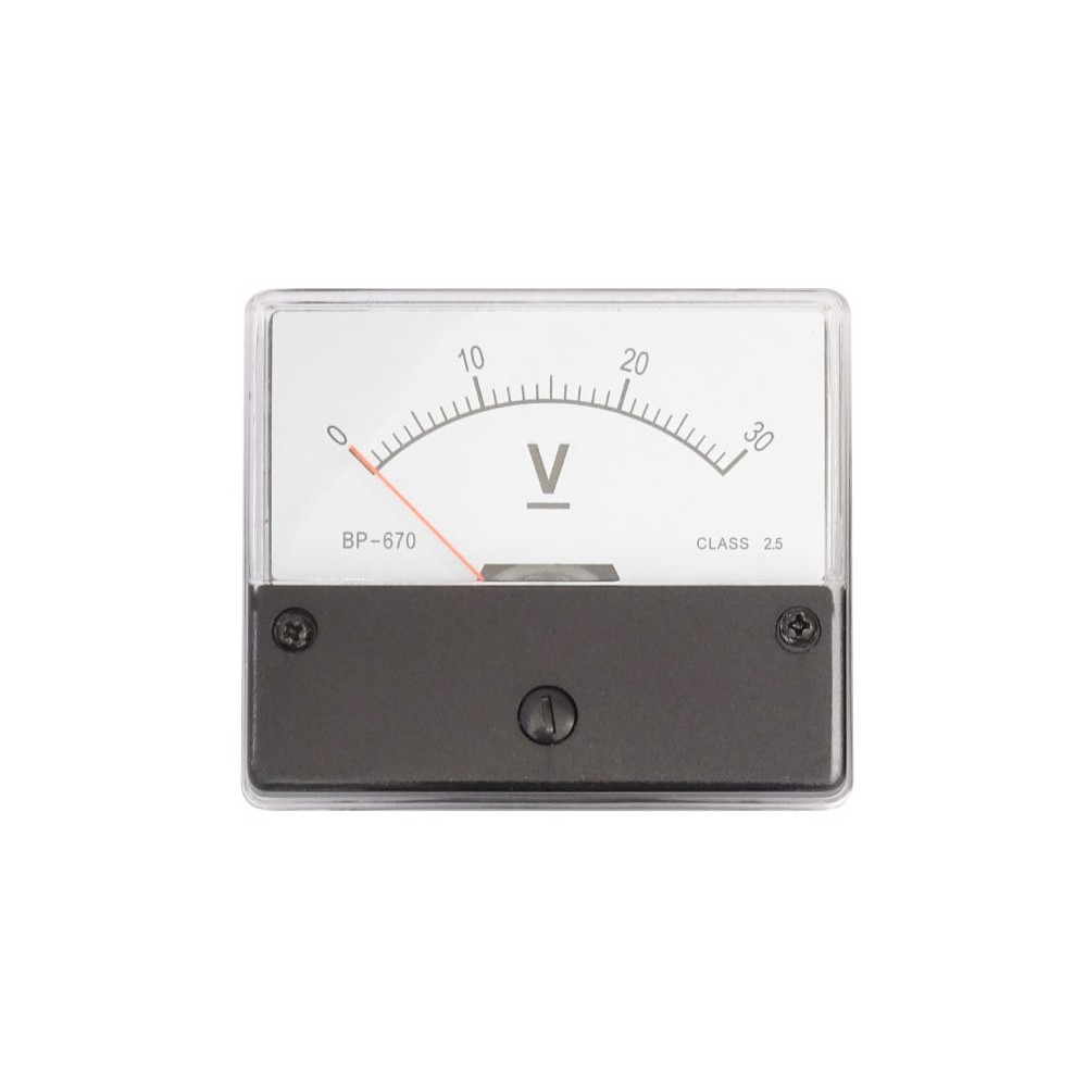 Panelmetar 30V DC  70x60x35 mm - INSPA70-30VDC
