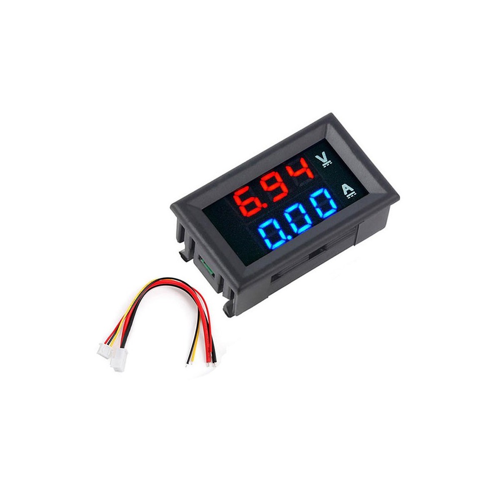 Voltmetar i ampermetar digitalni, 4 digit.100VDC 10ADC - INSP-DAV