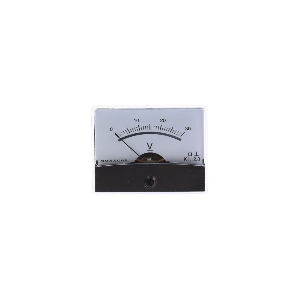 Panel voltm. 0-30VDC 60X45 Monacor - INSP-V030