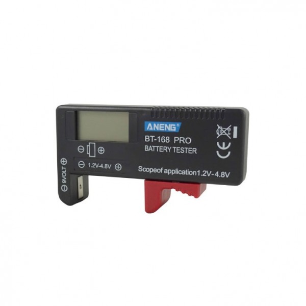 Tester  baterija 1.5V(AA,AAA,C,D), 9V, 3.7V Li-Ion - INSTBT168