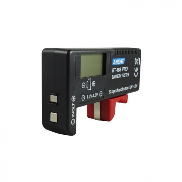 Tester  baterija 1.5V(AA,AAA,C,D), 9V, 3.7V Li-Ion - INSTBT168