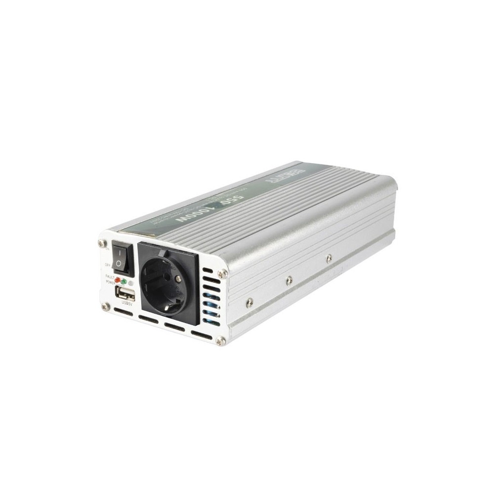 Pretvarač 12VDC / 230V AC 2000/1000W+USB SAI2000USB - INV2000