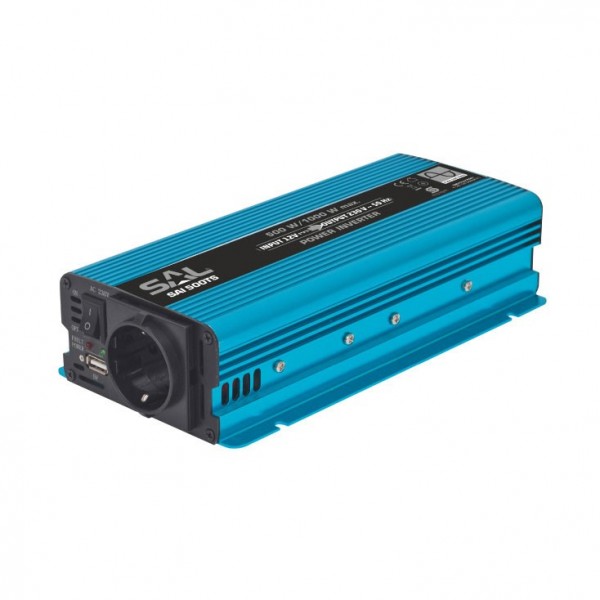 Sinusni naponski pretvarač 500W+USB - INV500SI