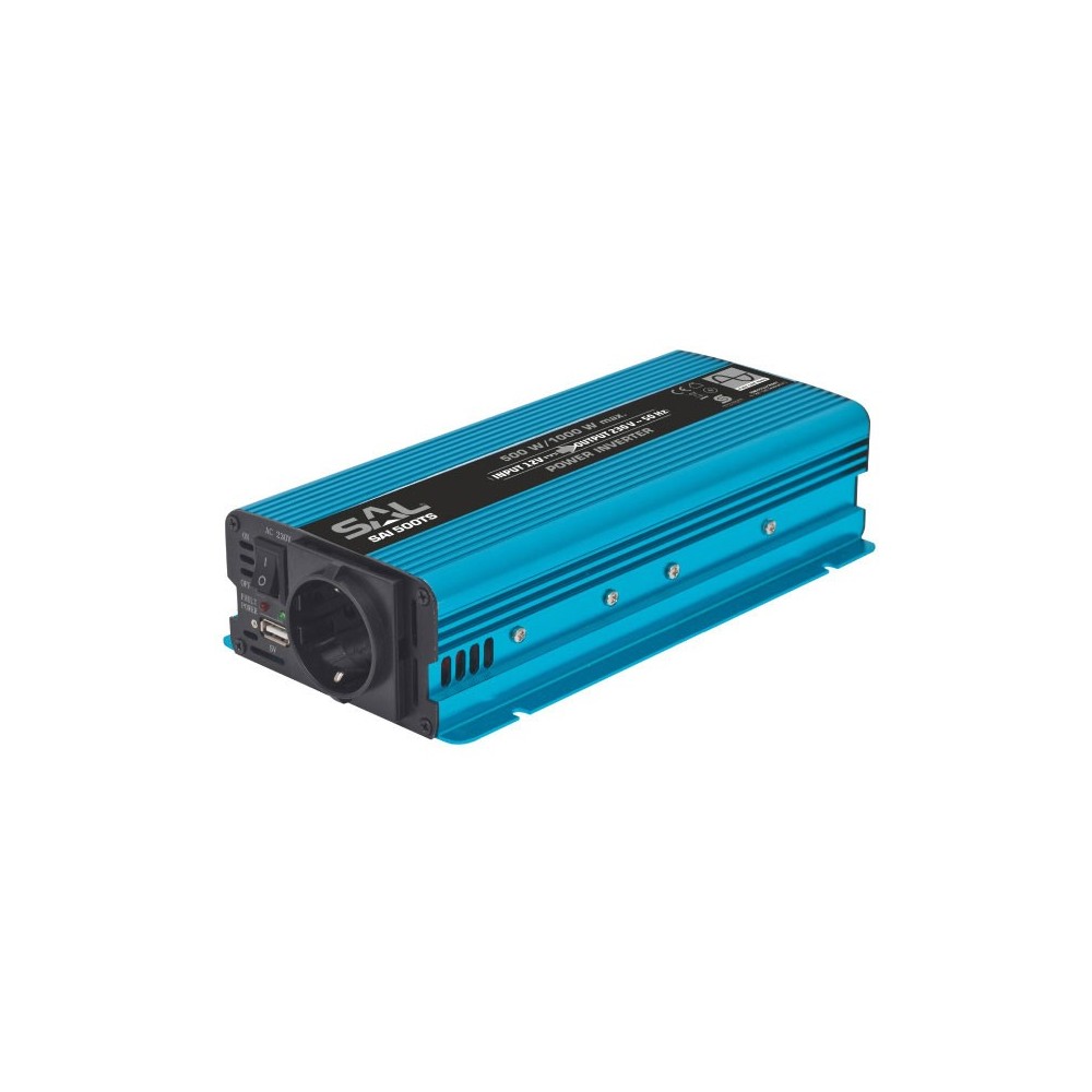 Sinusni naponski pretvarač 500W+USB - INV500SI