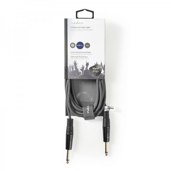 Kabel 6.3 mono/ 6.3mono , 3m - KABAV6.3M/6.3M-5