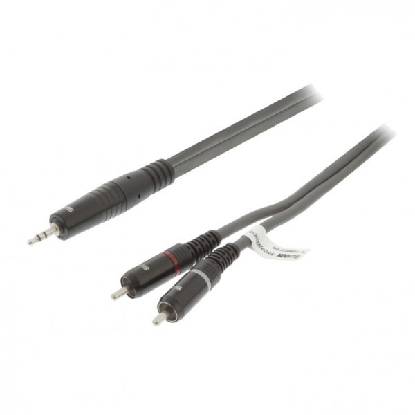 Kabl stero audio 3.5mm-2xčinč ut. 3.0m - KABAVC/3.5-3P