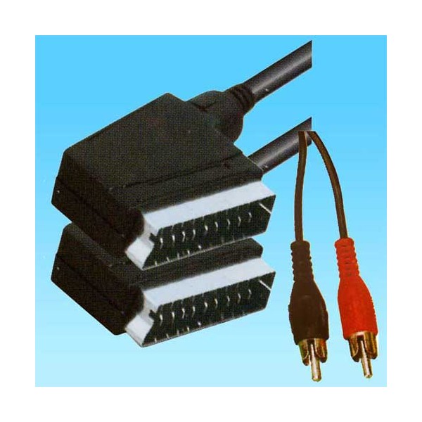 Kabel Skart utik./Skart utik.+2Xcinc utik. - KABAVSK/SK2RCA