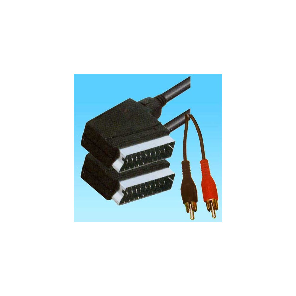 Kabel Skart utik./Skart utik.+2Xcinc utik. - KABAVSK/SK2RCA