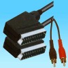 Kabel Skart utik./Skart utik.+2Xcinc utik. - KABAVSK/SK2RCA