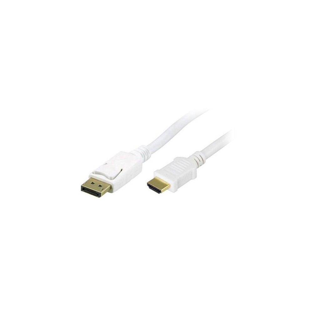 Kabl Displayport M  HDMI M 1,8m, beli/crni - KABDISHDMI1