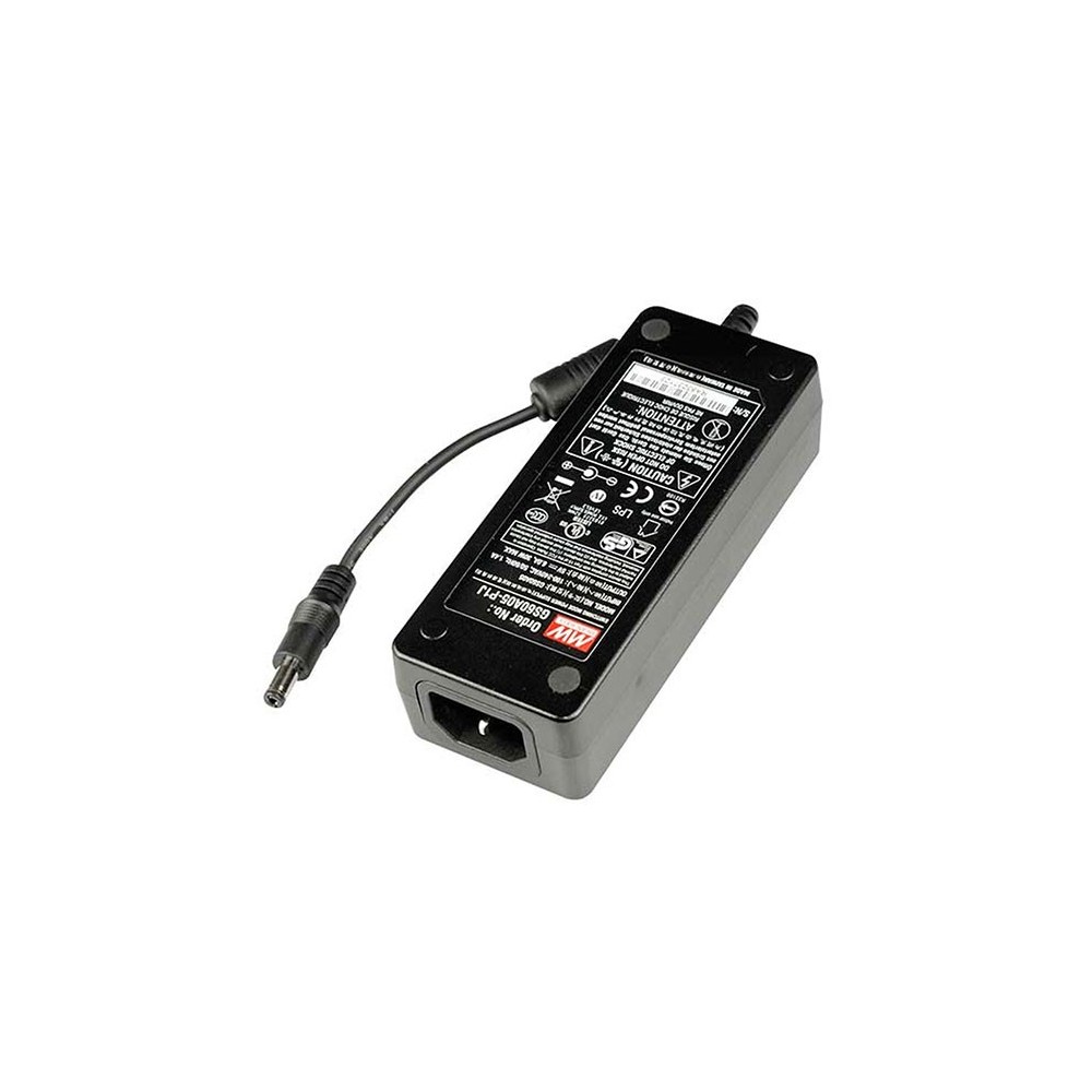 Mean Well  24V/0-1,67A  2,1x5,5mm - ISP24-1.67A