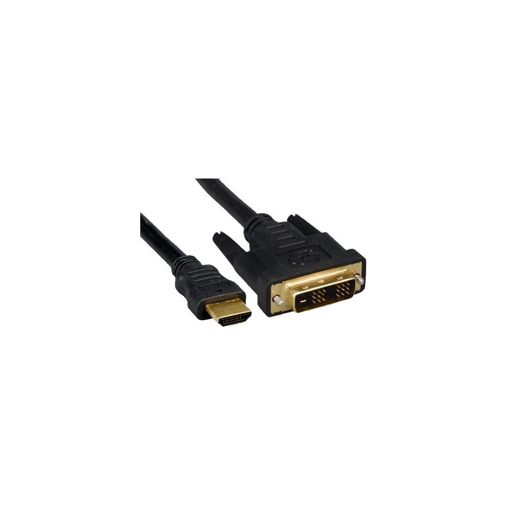 Kabel DVI-D  M- HDMI AM, single link 10m - KABHDMIDVI/10G