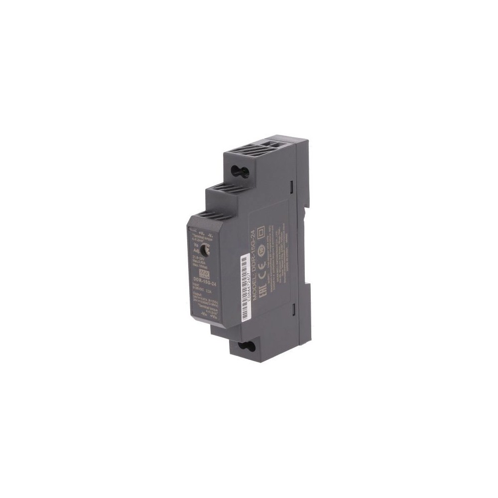 Mean Well DDR-15G-24 DC/DC konvertor (DIN) 24 V - ISPDDR-15G-24
