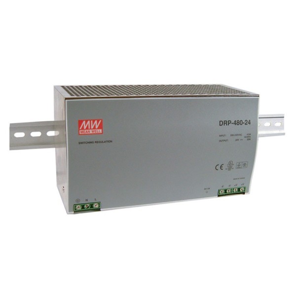 Mean Well DRP-480-24 480W/24V/0-20A - ISPDRP480-24