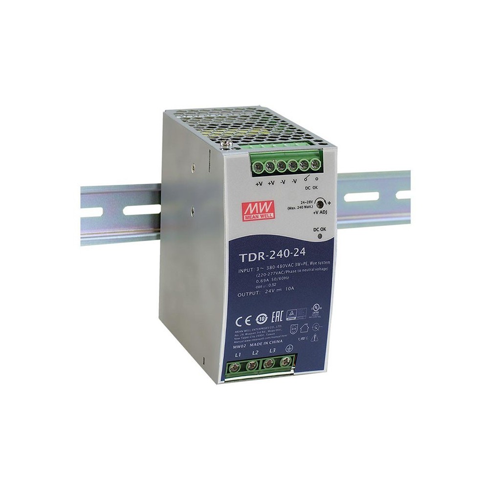 Mean Well TDR-240-24 240W/24V/0-10A - ISPDRT240-24